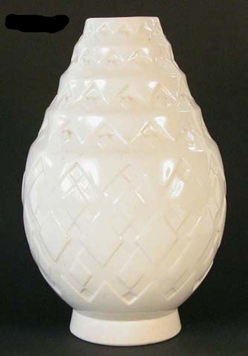 Vase craquel� en terre cuite Keramis - Charles Catteau 260 Oraison (04)