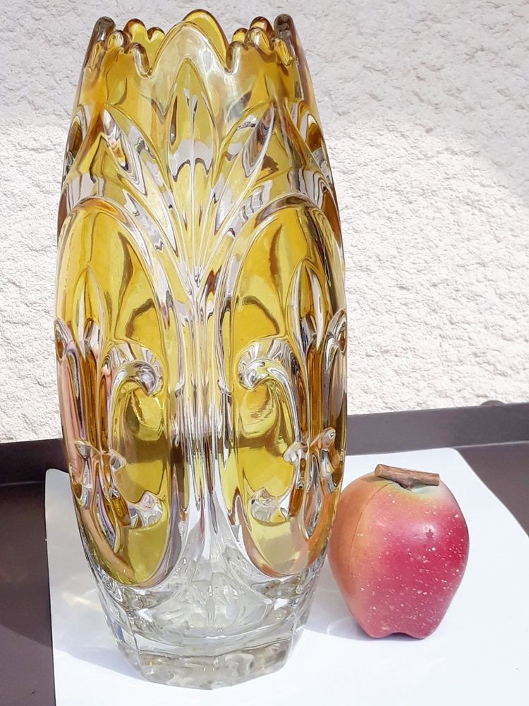 Vase cristal 1950 pi�ce rare 230 P�rigueux (24)