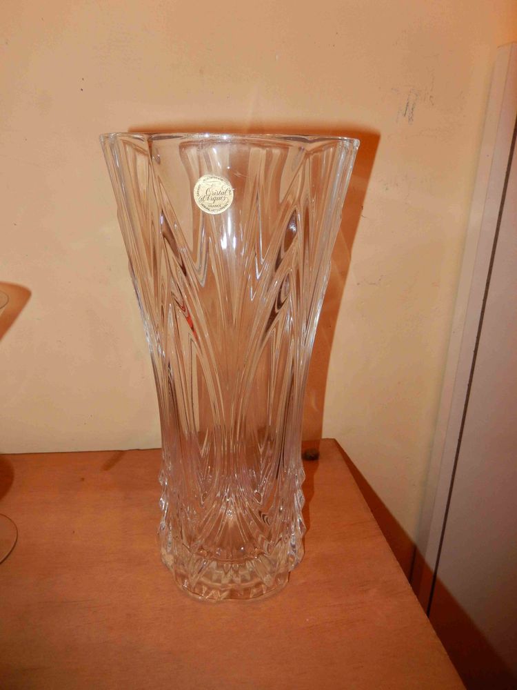 Vase Cristal d'Arques 30 cm 50 Saint-André-lez-Lille (59)