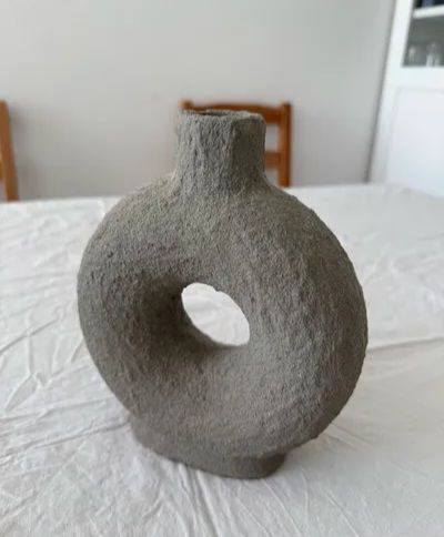 Vase Japandi effet b�ton 7 Lyon 3 (69)