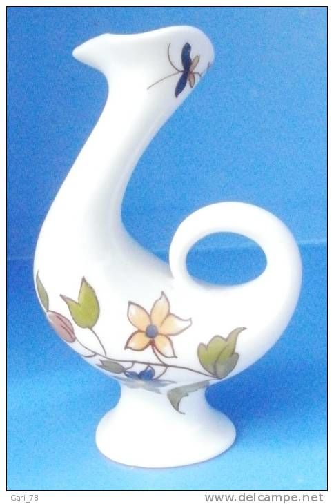 Vase miniature en porcelaine de limoges (oiseau)