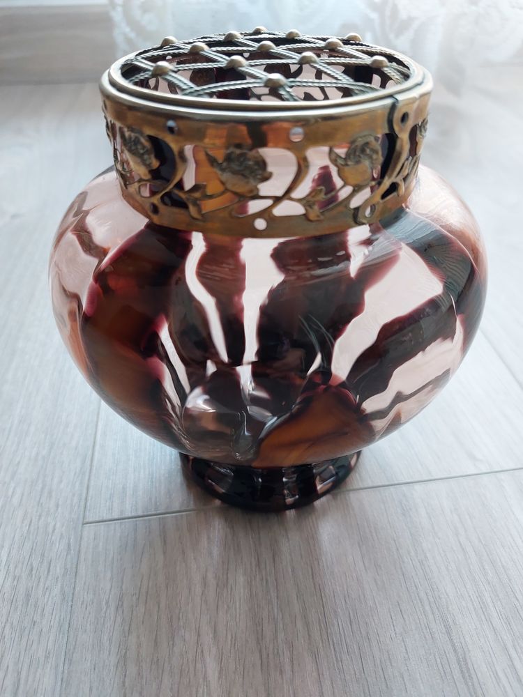 vase pique fleurs verre vintage 50 Clichy (92)