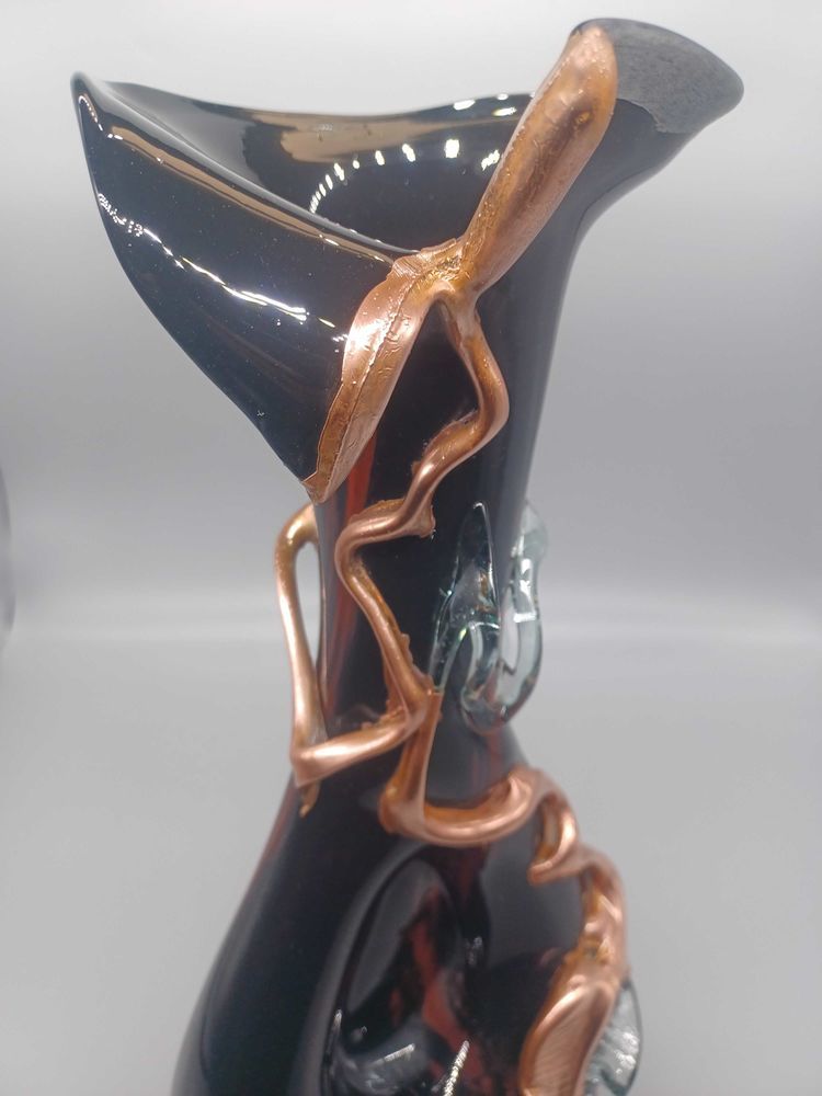 Vase souffl� verrerie d'art Italie vdsa 25 Maule (78)