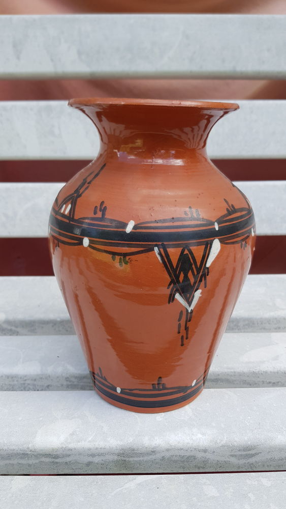 Vase en terre cuite artisanal 5 Poissy (78)