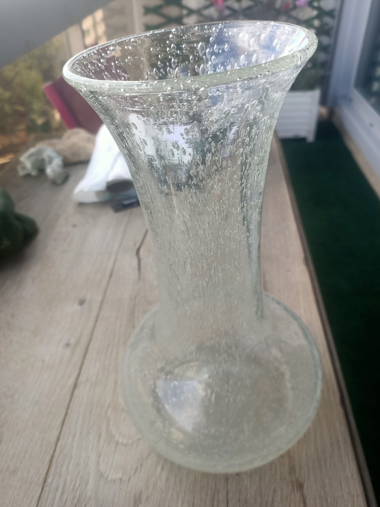 Vase Transparent Motif Bulle 0 Paris 15 (75)