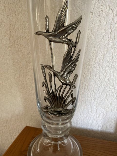 vase en verre et �tain 25 Mandres-les-Roses (94)