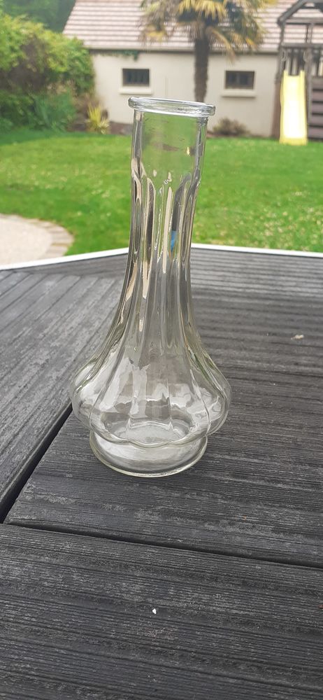 Vase Verre Transparent - Haut. 15 cm 2 La Ferté-Alais (91)