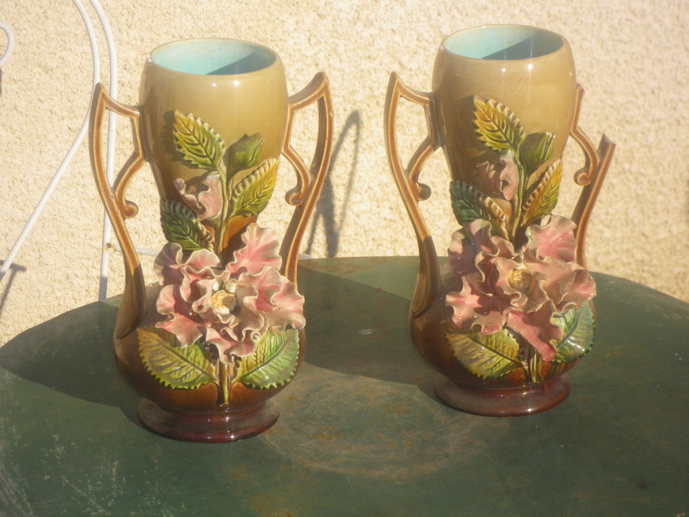 Vases en Barbotine tr�s anciens 180 Toulouse (31)