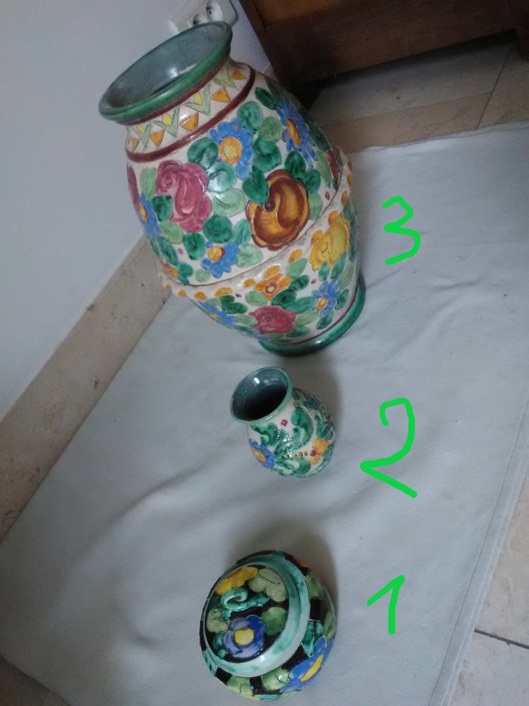 Vases  Cerart Monaco  anciens (3) / � l'unit� 6 Cavaillon (84)