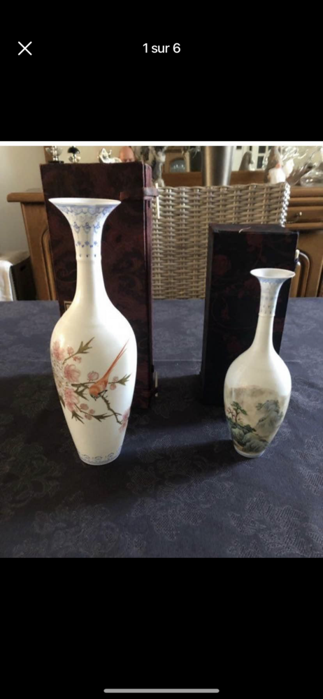 Vases porcelaine de chine 1 Taisni�res-sur-Hon (59)