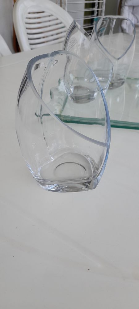 Vases c?ur en verre 25 Pont De Dore (63)