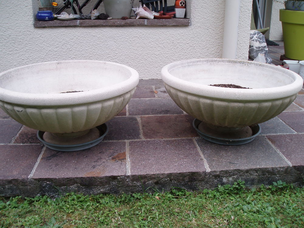Vasque ciment extérieure pour fleurs 80 Ayse (74)
