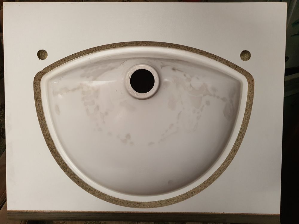 VASQUE ENCASTR�E En Vinyle PVC dans un support Hydrofuge - �vier - Lavabo 12 Saint-Porquier (82)