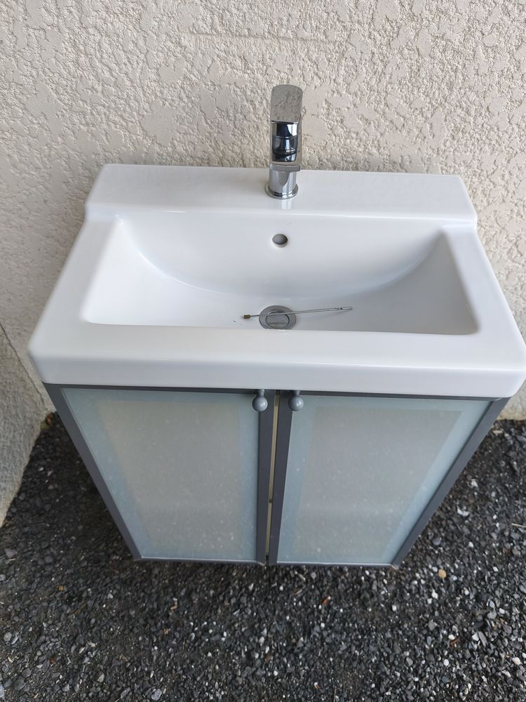 Vasque salle de bain sur meuble 40x60 45 Lathuile (74)