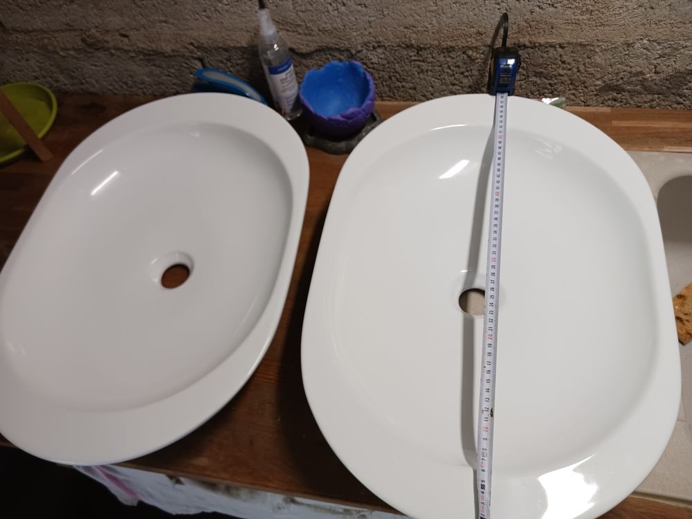 2 Vasques blanche 100 Villeneuve-le-Roi (94)