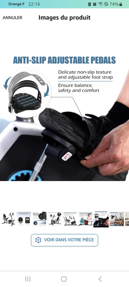 V�lo d'appartement s�mi allong� ISE 150 Saint-Arnoult-en-Yvelines (78)