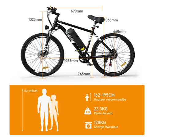 VELO assistance �lectrique NEUF HITWAY 500 La Roche-sur-Foron (74)