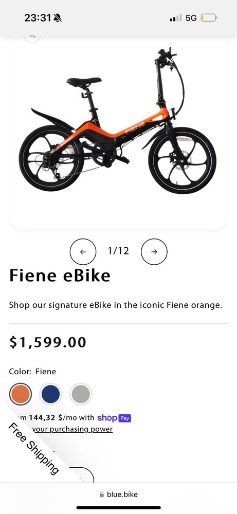 V�lo �lectrique pliable BLAUPUNKT FIENE 800 Narbonne (11)