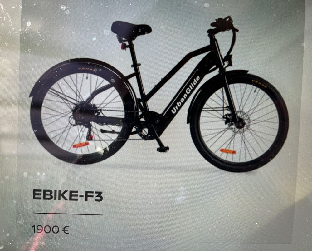 V�lo �lectrique URBANGLIDE - BIKE F3 1000 Toulouse (31)