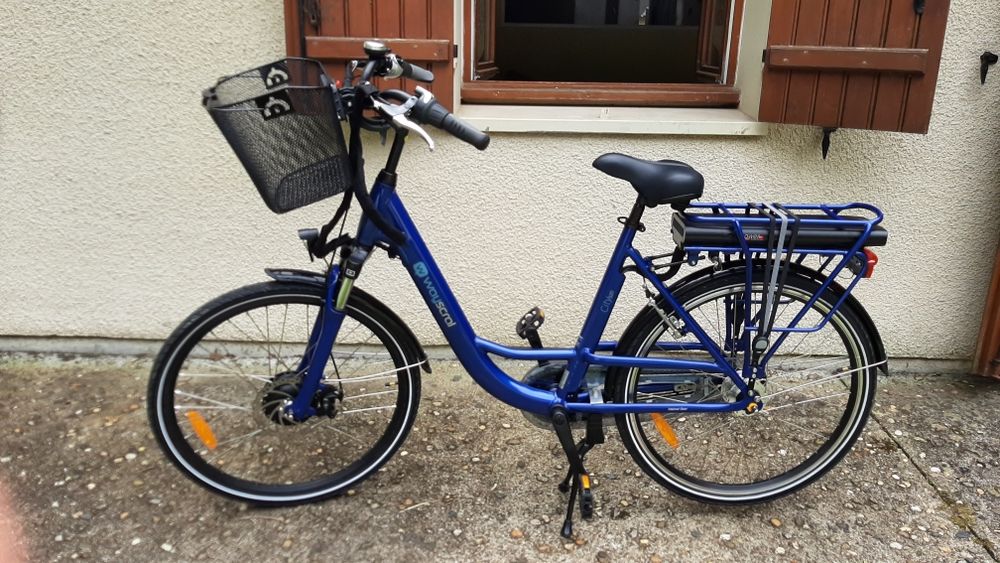 vélo électrique wayscral cité W520 bleu 600 Réaup-Lisse (47)
