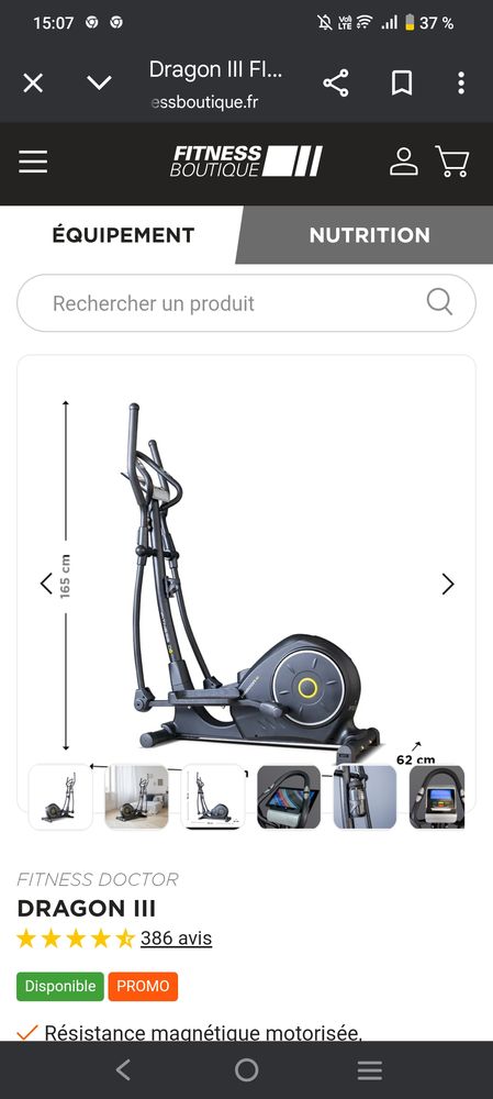 V�lo elliptique 280 V�nissieux (69)