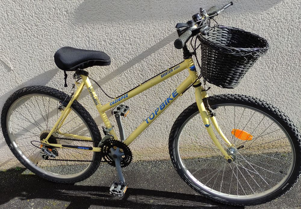 V�lo femme tr�s bon �tat peu servi avec sur selle et panier 70 Laval (53)