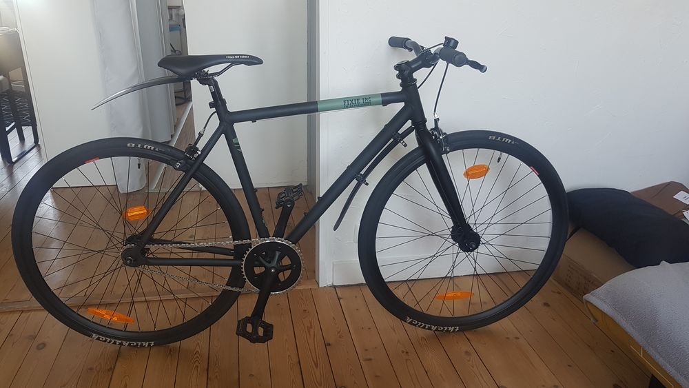 V�lo FIXIE noir/vert 28 pouces comme neuf 250 Nantes (44)