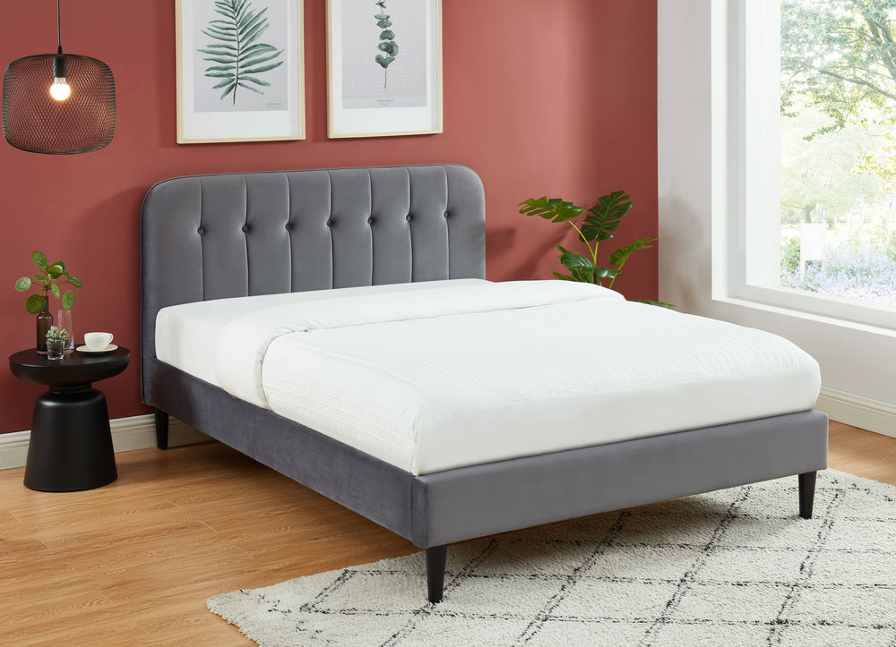 Lit Velours 140x190cm Andr� 180 Villefontaine (38)