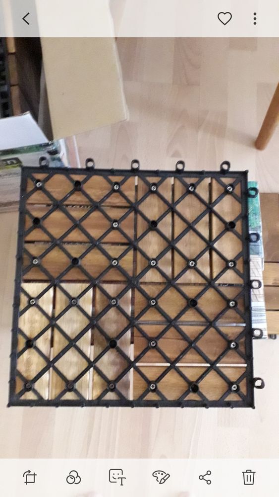 Vent Dalles en bois d acacia pour terrace 250 Lauterbourg (67)