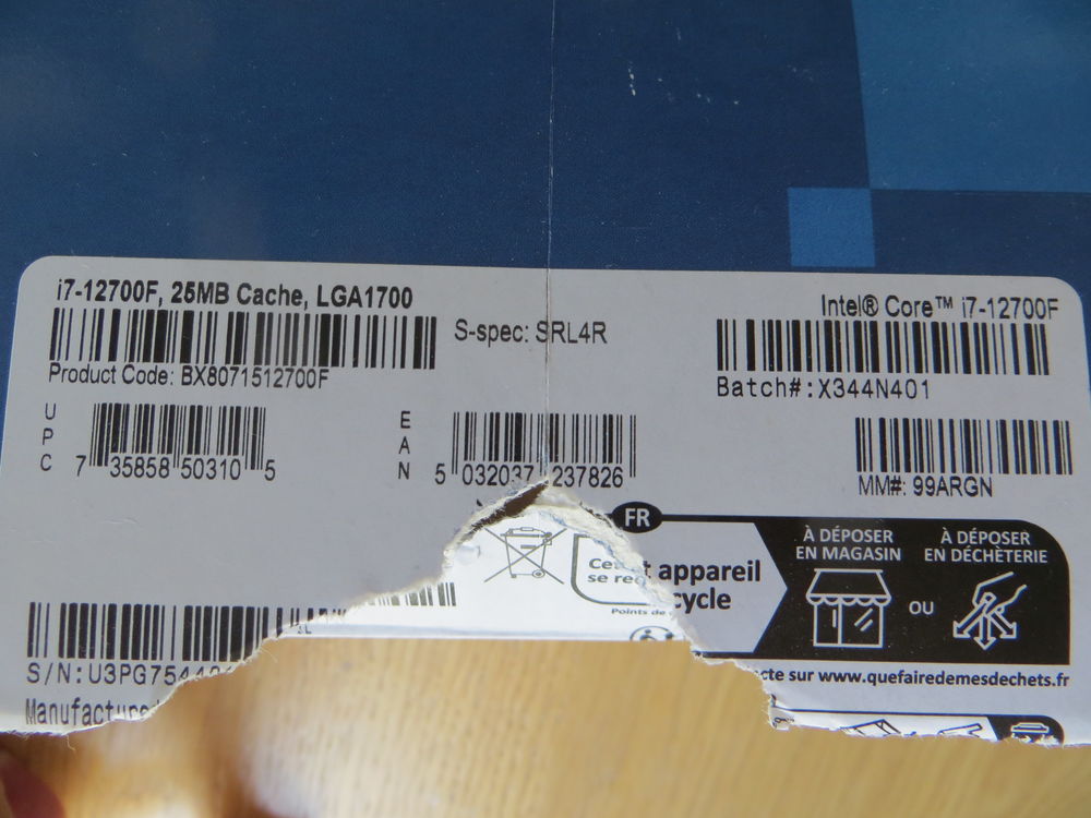 ventirad Intel pour LGA1700 10 Montpellier (34)