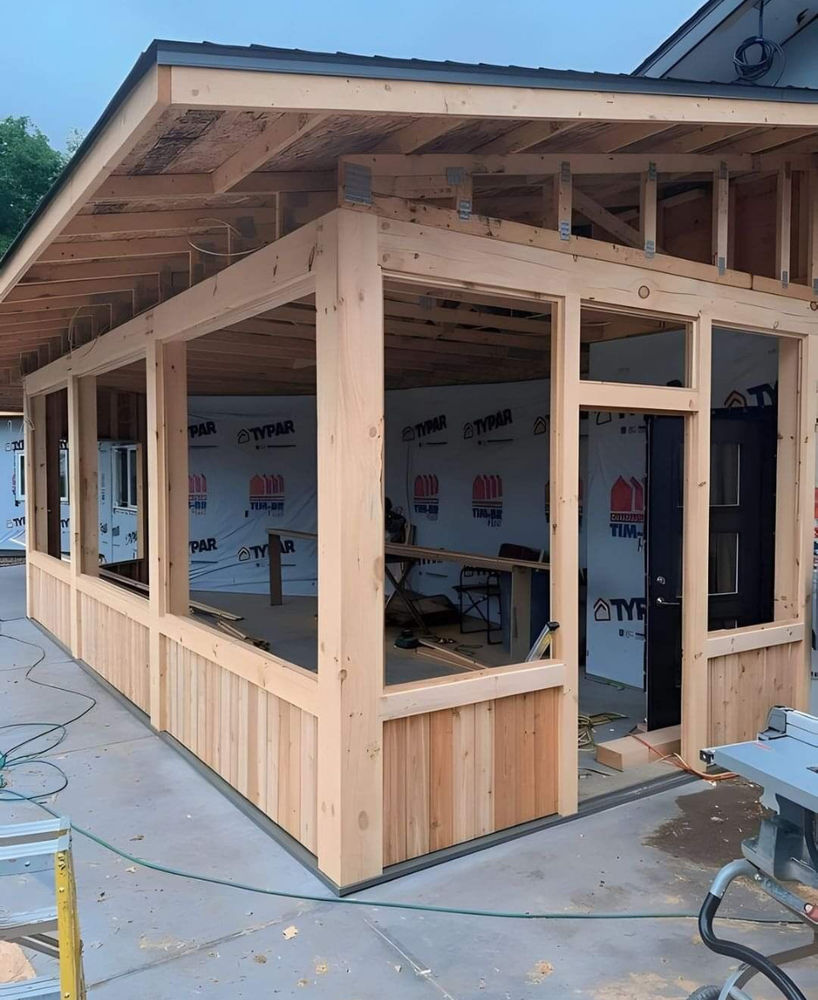 V�randa bois 4x5 Neuf 2335 Autouillet (78)