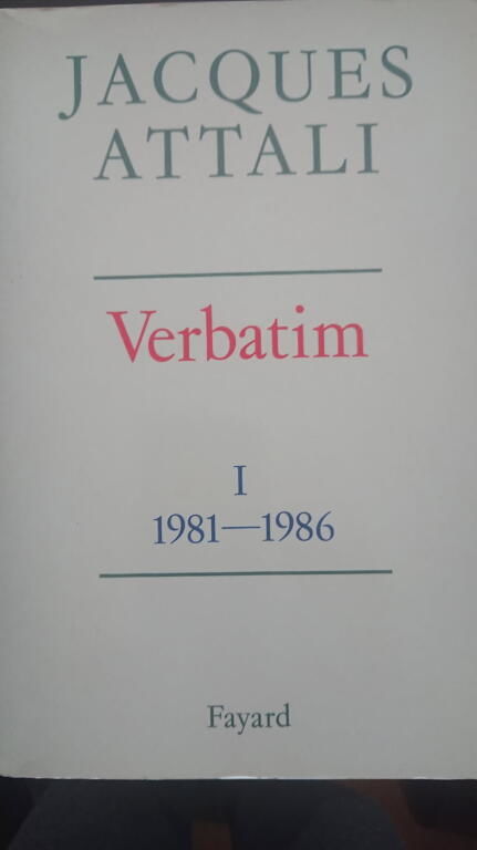 VERBATIM - Livres de Jacques ATTALI 0 Mulhouse (68)