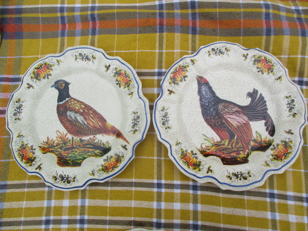 Lot de 2 : V�ritable Assiette Plate  Lami Italy  - Vintage 35 La Fert�-Alais (91)