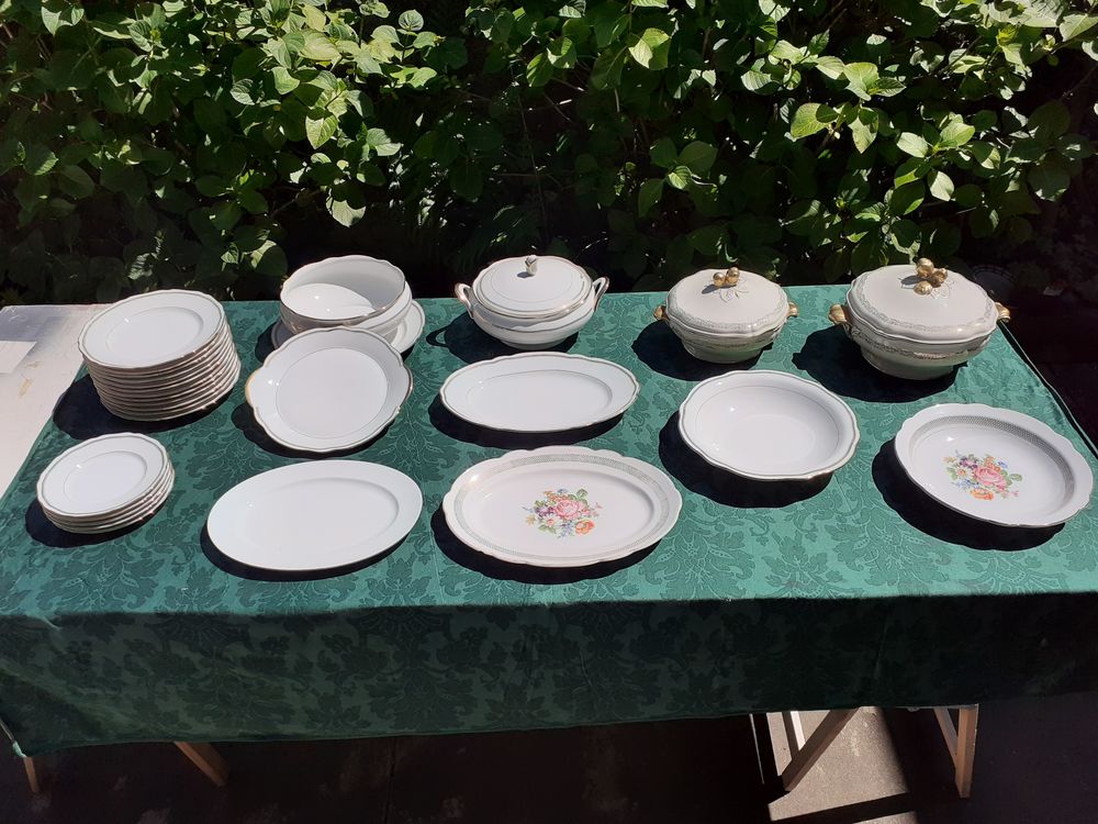 Lot v�ritable porcelaine SOFAFILS 80 Pau (64)