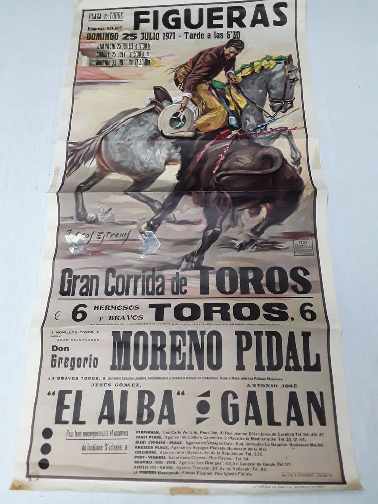 V�ritables Affiches de corridas anciennes 40 Touvre (16)