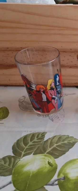 verre Albator 
vintage 
made in france 
Manga 12 Aubvillers (80)
