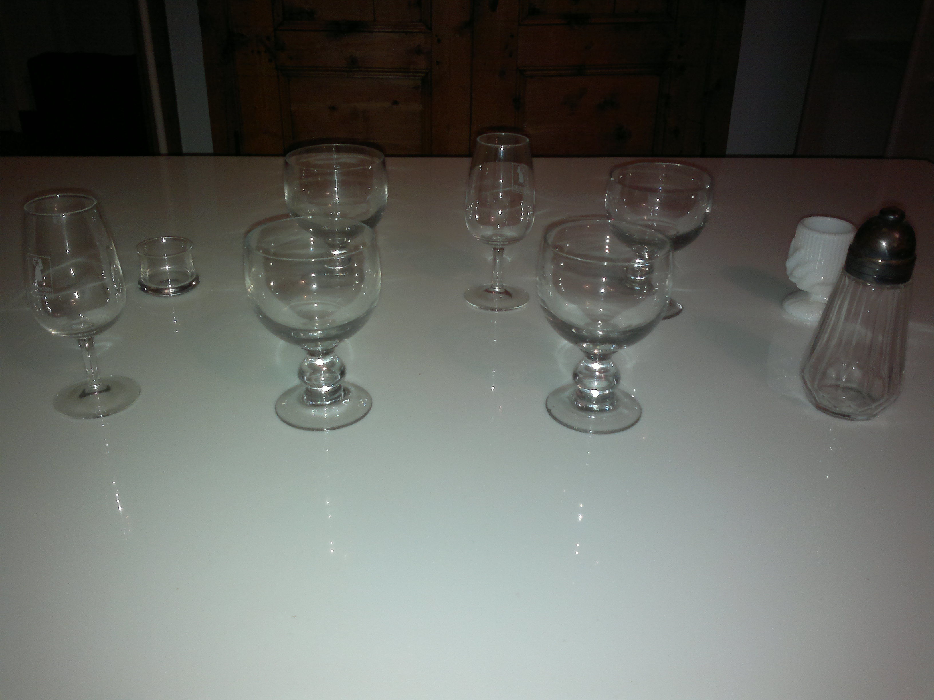 Lot verre � vin coupe champagne � liqueur sucrier sali�re 10 Paris 13 (75)