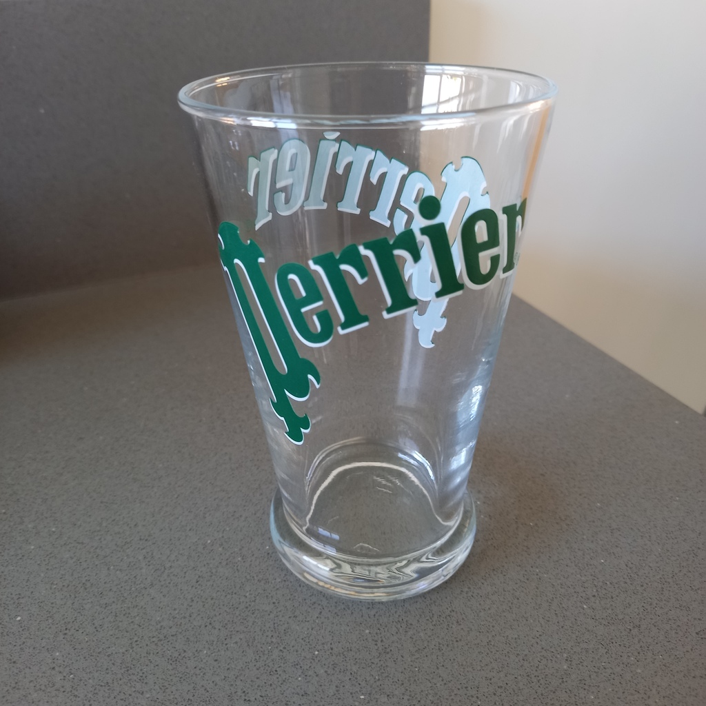 Verre Perrier Transparent Collection 10 Boulogne-Billancourt (92)