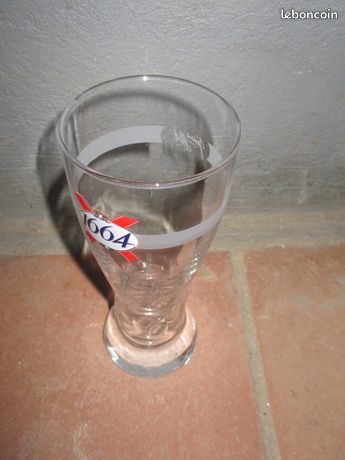 6 verres � bi�re 1664 estampill�s  -   25 ml - neuf 14 M�rignies (59)