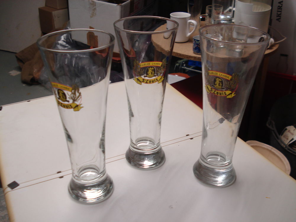 3 verres � bi�re mont louis pas un �clat et autres mod�les 0 M�rignies (59)