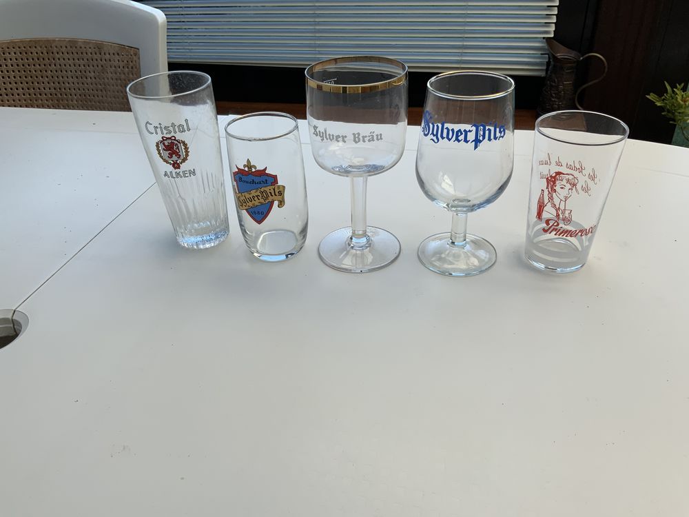 38 Verres � bi�re  publicit� 10 Vitry-en-Artois (62)