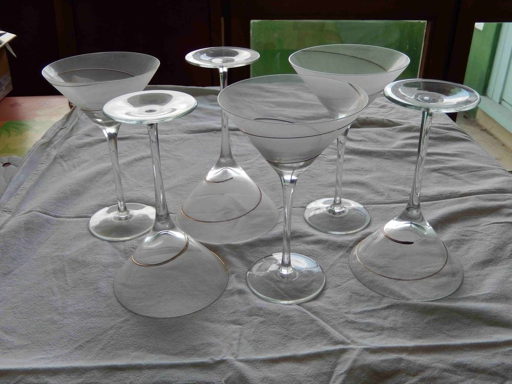 6 verres � cocktail 20 Saint-Andr�-lez-Lille (59)