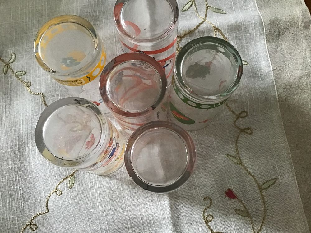 Lot de verres de collection 8 Verneuil-sur-Avre (27)
