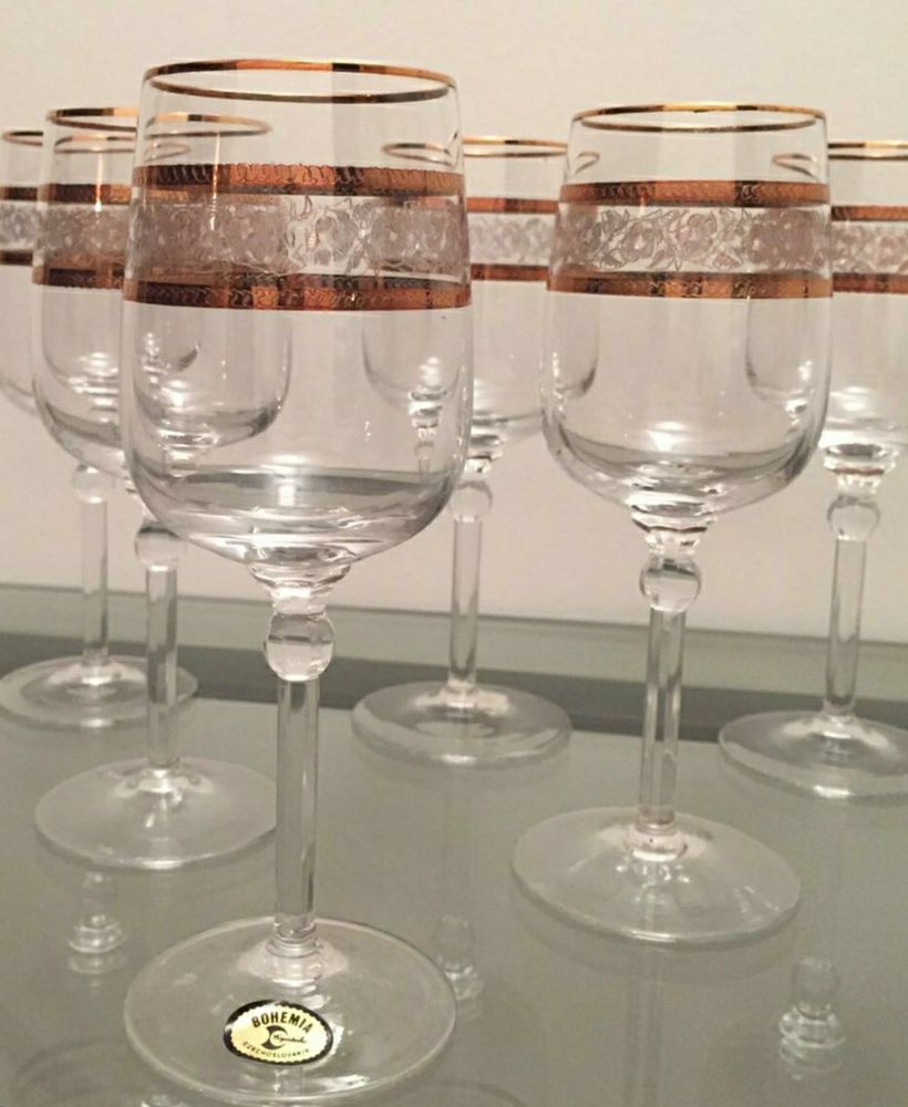 verres � eau en cristal de Boh�me 50 Montigny-le-Bretonneux (78)