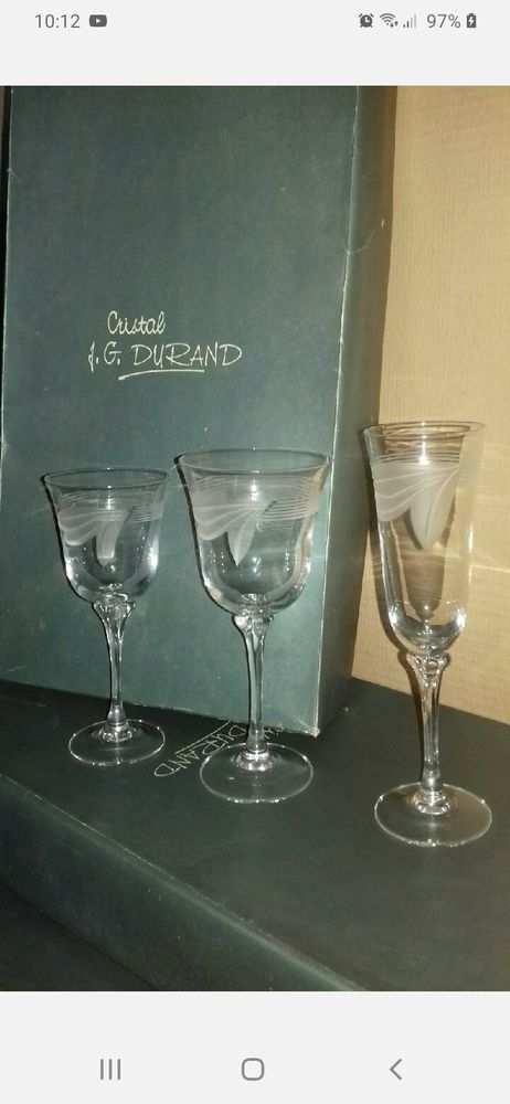 Verres � cristal 200 Mouvaux (59)