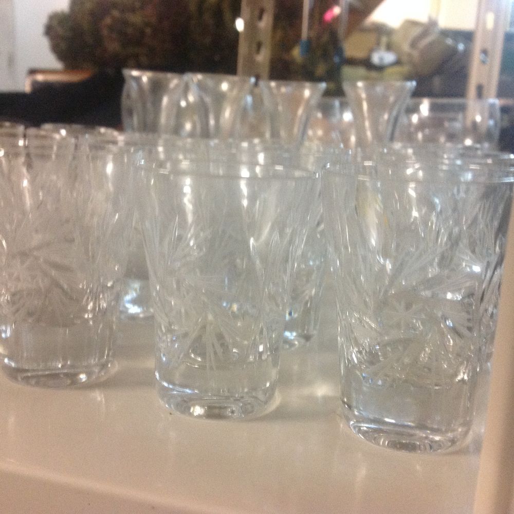 Verres en cristal 12 M�ricourt (62)