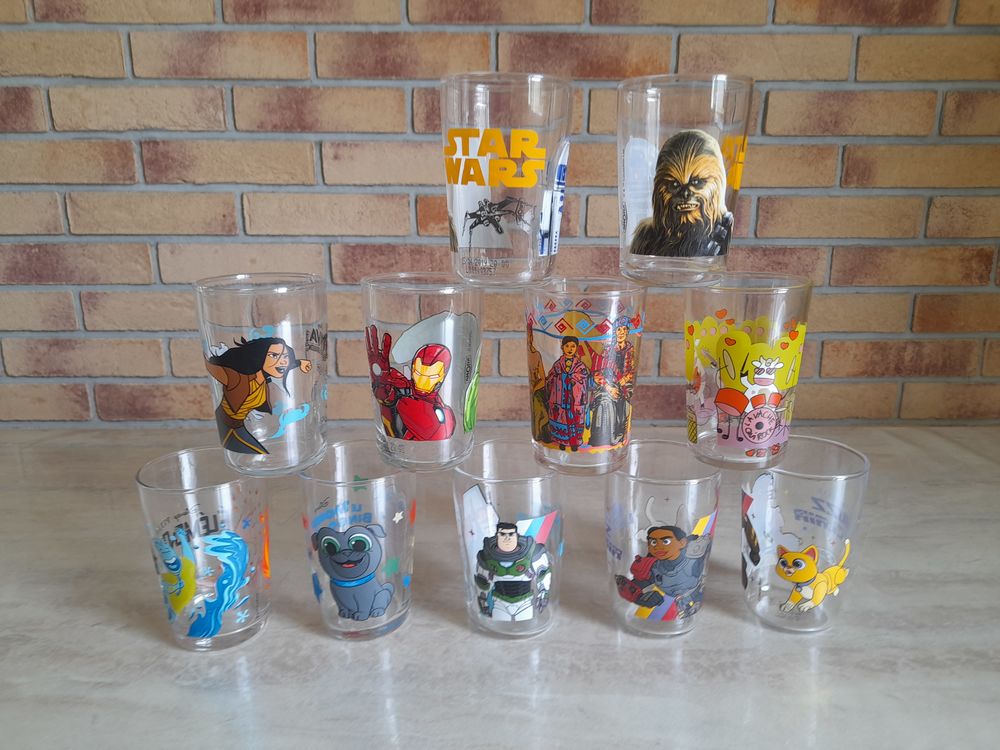 VERRES DESSINS ANIMES 2 Pontoise (95)