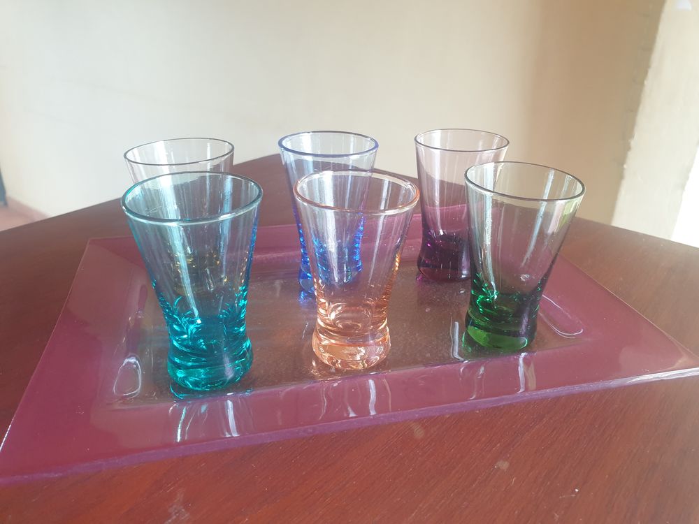 SET de 6 verres digestifs et son plateau 18 Fort-de-France (97)