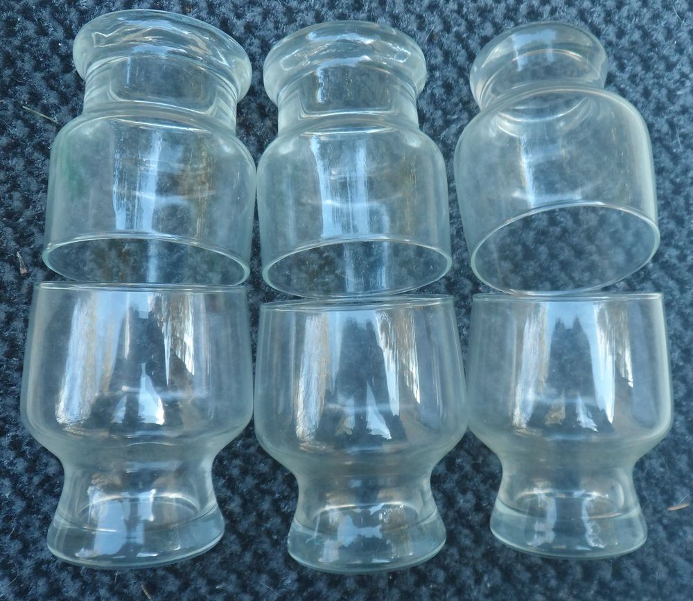 6 verres Hauteur 9 cm diam�tre de la bouche 7 cm 10 Castries (34)