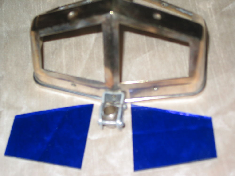 2 VERRES DE LAMPE PIROUETT BLEU VITRAIL pour PETITE lampe DO 10 Marseille 13 (13)